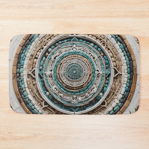 Item preview, Intricate Green Leaf Organic Mandala designed and sold by MandalasShops.