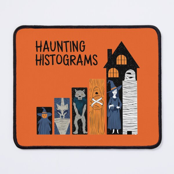 Item preview, haunting histogram, funny statistics and Halloween designed and sold by NoetherSym.