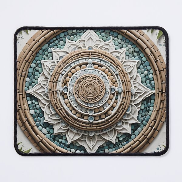 Item preview, Organic Green Leaf Mandala designed and sold by MandalasShops.
