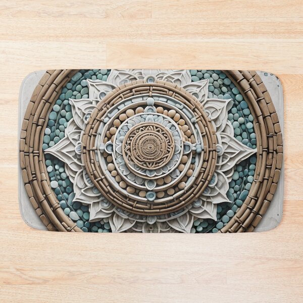 Item preview, Organic Green Leaf Mandala designed and sold by MandalasShops.