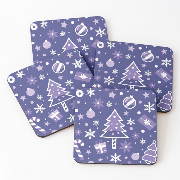 Item preview, Bue and white Christmas pattern designed and sold by therockstuff.