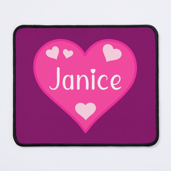 Item preview, Janice Name Pink Heart  designed and sold by Jeallan Designs.