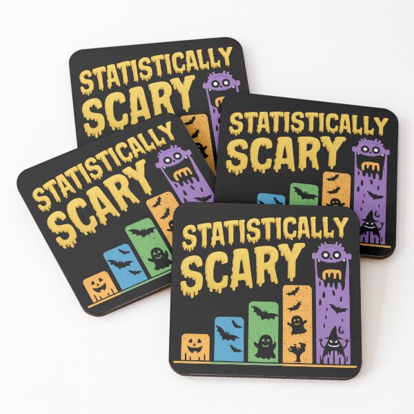 Item preview, Statistically scary, funny statistics and Halloween designed and sold by NoetherSym.
