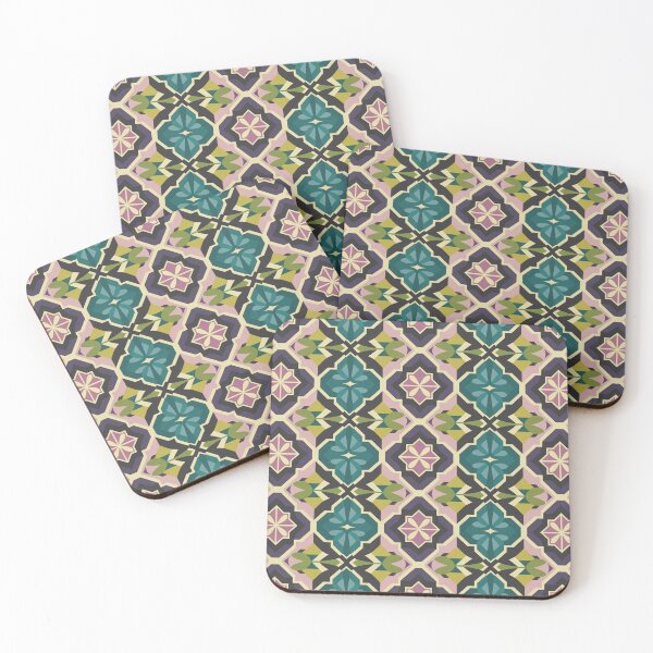 Item preview,  Modern Thai Silk Symmetrical Tile Pattern  designed and sold by RvinJo8.