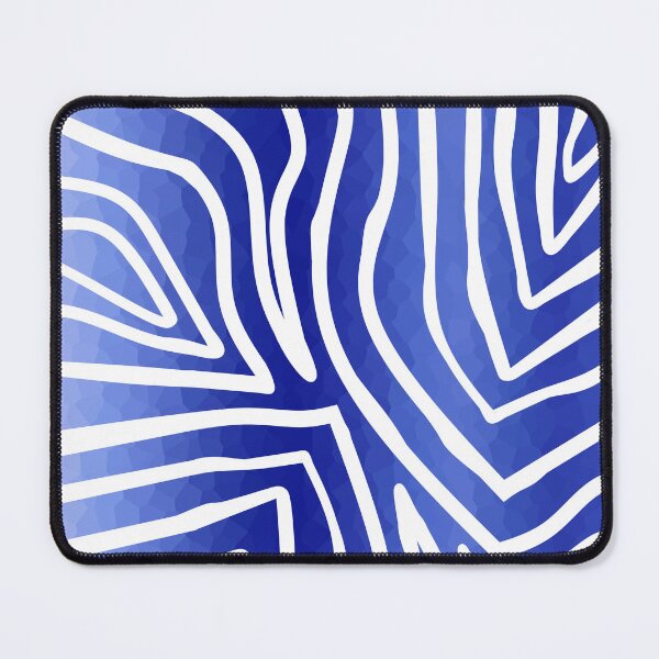 Item preview, Blue Zebra Stripes designed and sold by Sartoris Art.