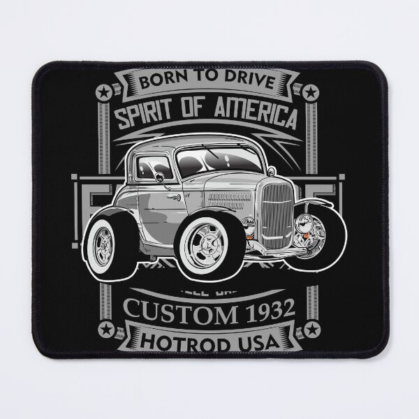 Item preview, Car Cartoon Classic Car Hotrod 1932 designed and sold by itsTheBugz.