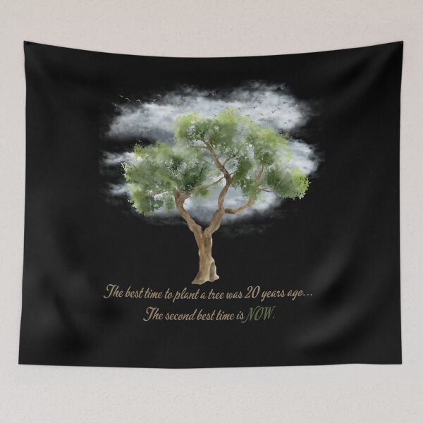 Item preview, TREE OF LIFE with a maxim for planet activists designed and sold by TEMERIA.