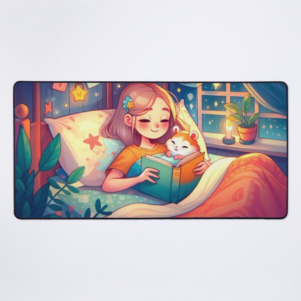 Vista previa del artículo con la obra «Lectura y compañía: una tarde perfecta», diseñado y vendido por Bookwormshop.