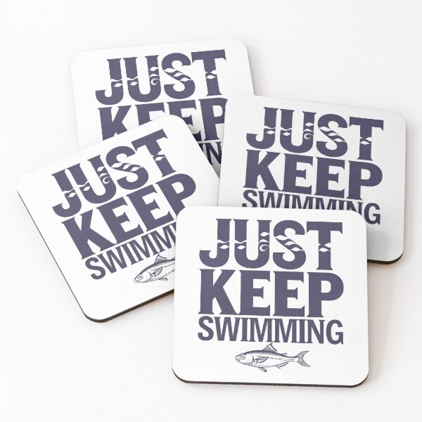 Item preview, Just keep swimming fish designed and sold by Newhyperion.