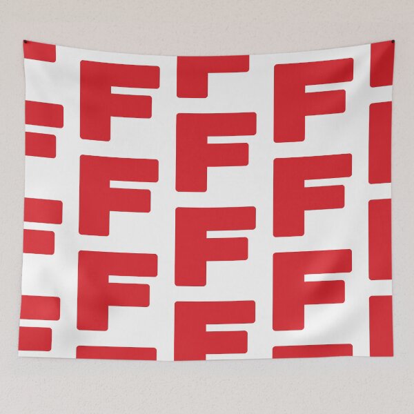 Item preview, Bold Red Letter F Icon designed and sold by TXTRZ-TXTRZ.