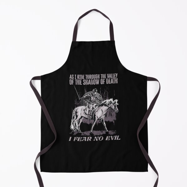 Item preview, Knight Horse Fear No Evil Shadow of Death Bible Verse designed and sold by WBGraphix.