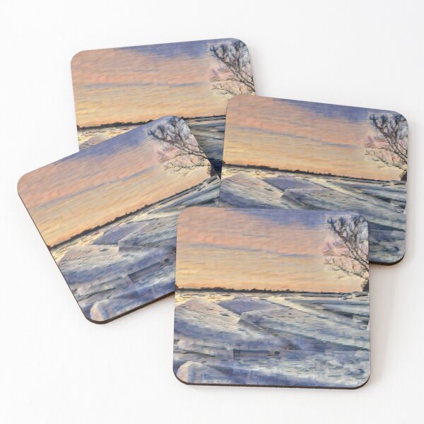 Item preview, Elbe river bank in winter designed and sold by sid1802.