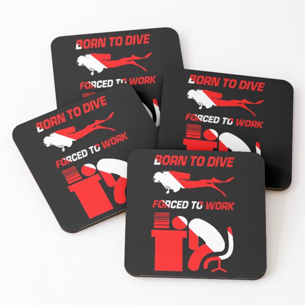 Item preview, Born To Dive Forced To Work 2 designed and sold by Doyler.