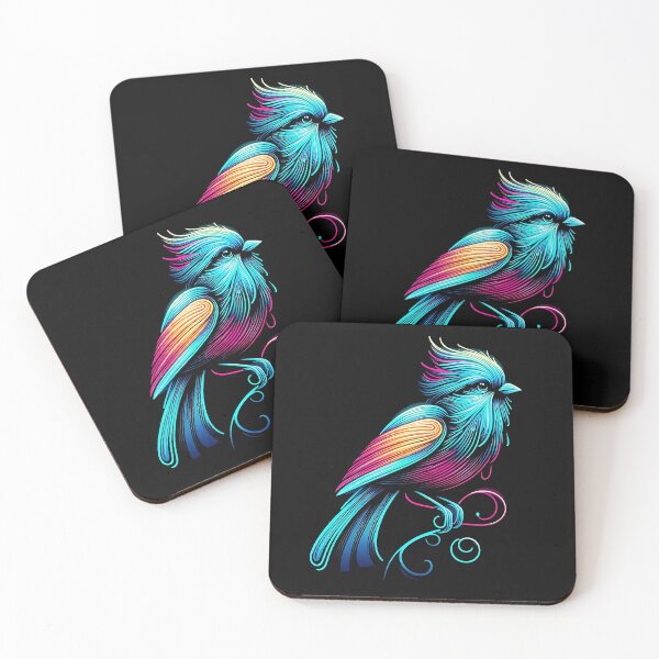 Item preview, Neon bird designed and sold by LvlUpPrints.