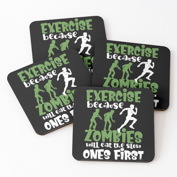 Item preview, Zombies Will Eat the Slow Ones First Halloween designed and sold by PrintCrafting.