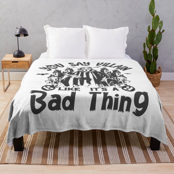 Item preview, You Say Villain Like It’s a Bad Thing Halloween designed and sold by PrintCrafting.