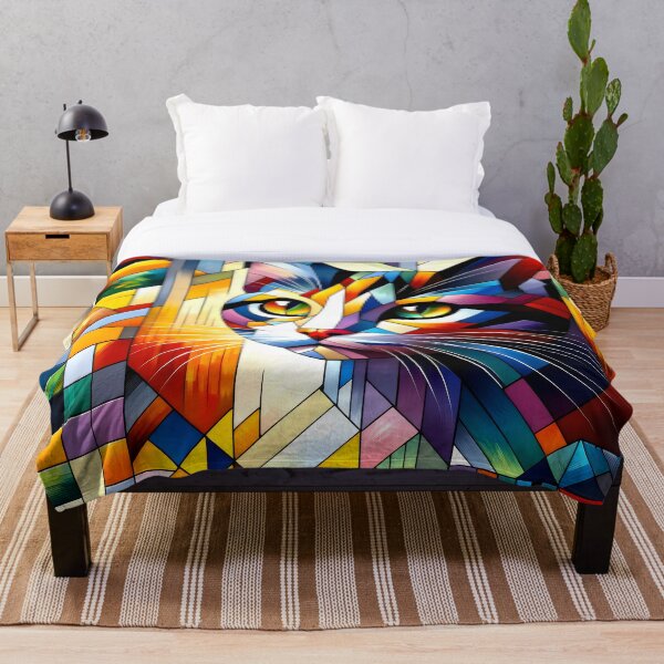 Item preview, Abstract Cat designed and sold by GoldenPattern.