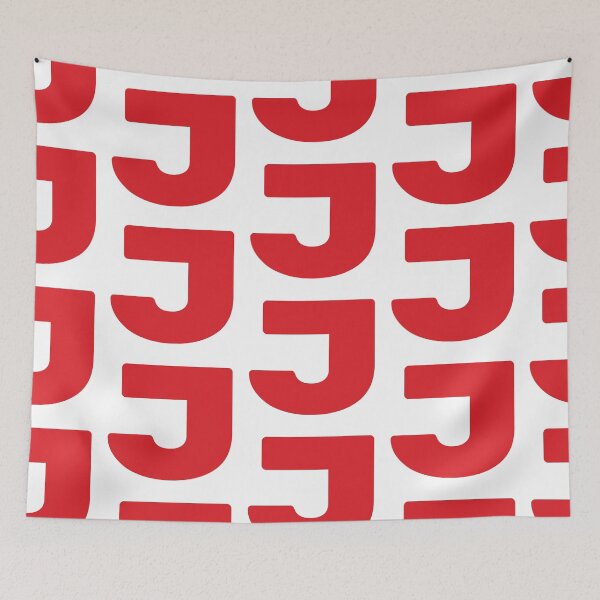 Item preview, Bold Red Letter J Icon designed and sold by TXTRZ-TXTRZ.