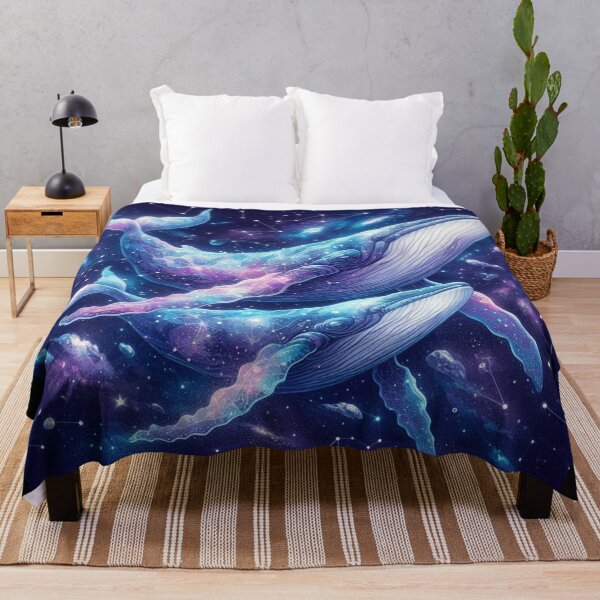 Item preview, semi translucent whales with galaxies designed and sold by Dominika Farkašová.