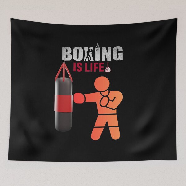 Item preview, Boxing Is Life Gifts For Fighters designed and sold by CombatInk.