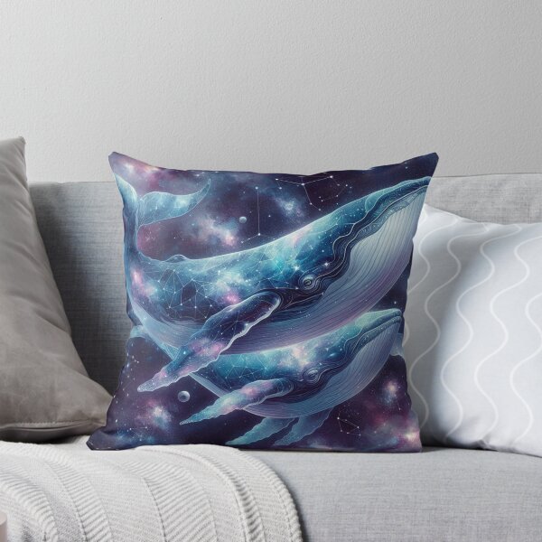 Item preview, cosmic ocean themed whale artwork designed and sold by Dominika Farkašová.