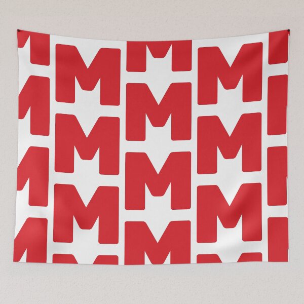 Item preview, Bold Red Letter M Icon designed and sold by TXTRZ-TXTRZ.