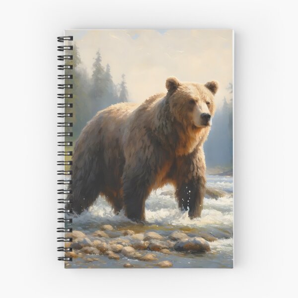 Item preview, El poderoso oso junto al río designed and sold by GoldenPattern.