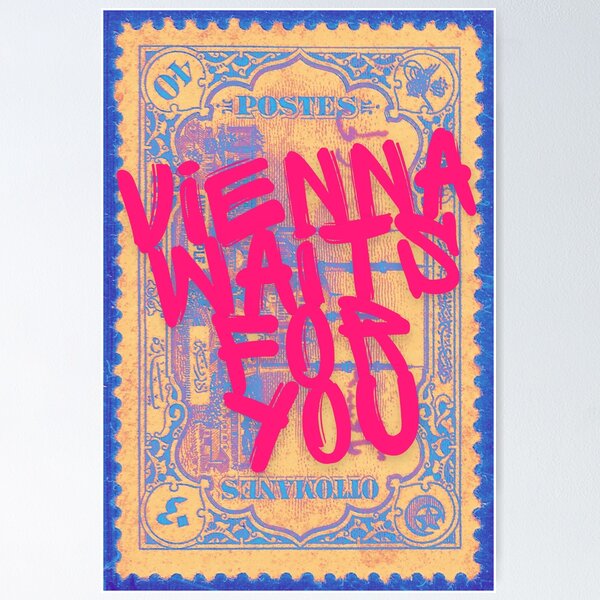 Item preview, Copy of Vienna Waits For You Print With Border designed and sold by MyNotesToSelf.