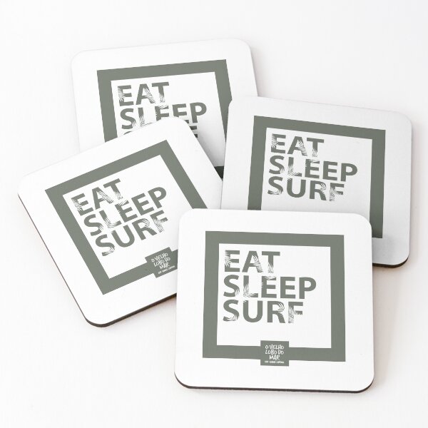 Item preview, Eat Sleep Surf designed and sold by OVelhoLobodoMar.