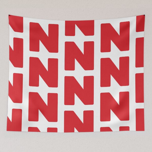 Item preview, Bold Red Letter N Icon designed and sold by TXTRZ-TXTRZ.