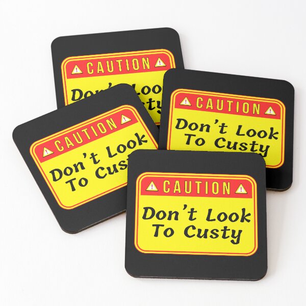 Item preview, CAUTION:  Don't Look Too Custy - funny warning signs designed and sold by DesignsFromTW-S.
