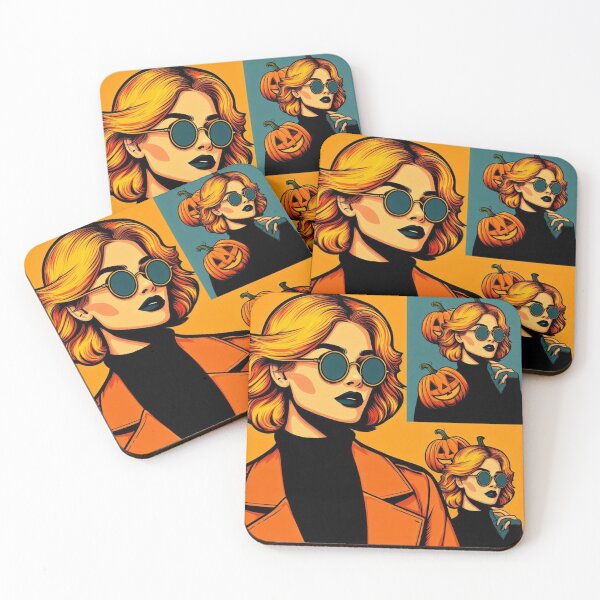 Item preview, Halloween Lady Deco Variations, Pop Art Style designed and sold by Gaborai.