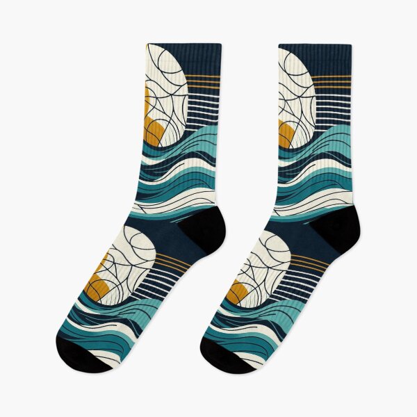 Item preview, bold sweeping wave lines designed and sold by Dominika Farkašová.