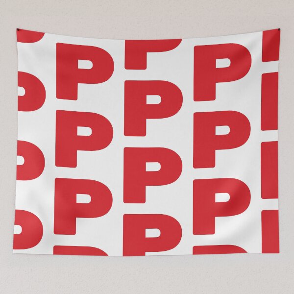Item preview, Bold Red Letter P Icon designed and sold by TXTRZ-TXTRZ.