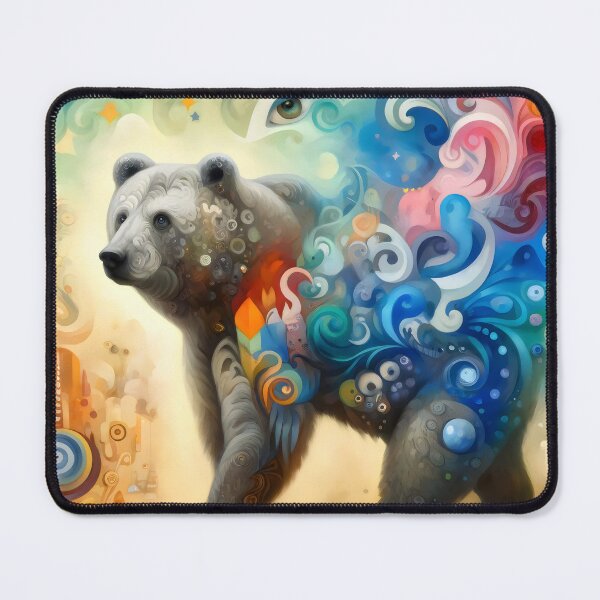 Item preview, Surrealist Grizzly Bear designed and sold by GoldenPattern.