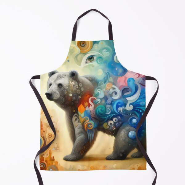 Item preview, Surrealist Grizzly Bear designed and sold by GoldenPattern.