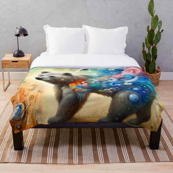 Item preview, Oso grizzly surrealista designed and sold by GoldenPattern.