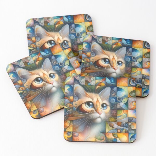 Artikelvorschau, Surrealistische Katze entworfen und verkauft von GoldenPattern.