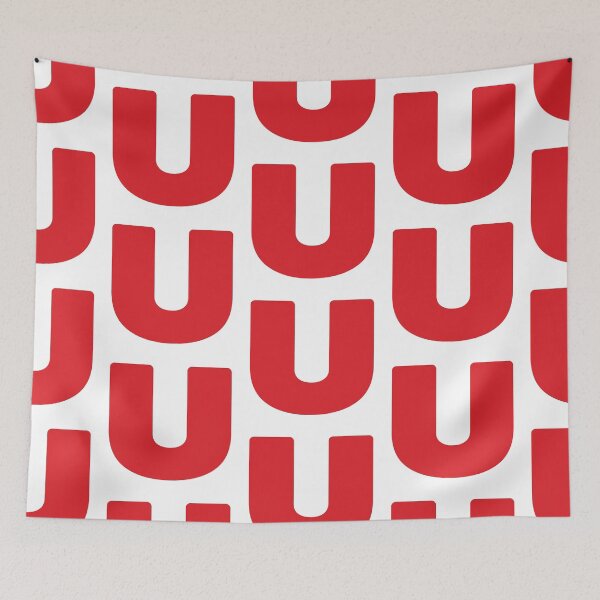 Item preview, Bold Red Letter U Icon designed and sold by TXTRZ-TXTRZ.