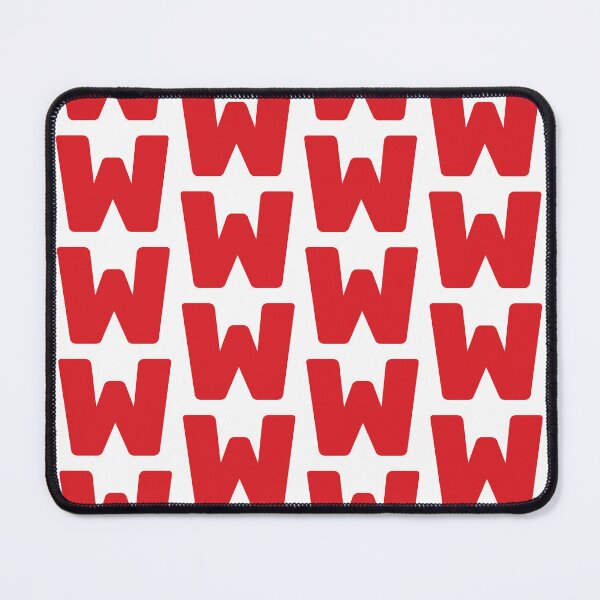 Item preview, Bold Red Letter W Icon designed and sold by TXTRZ-TXTRZ.