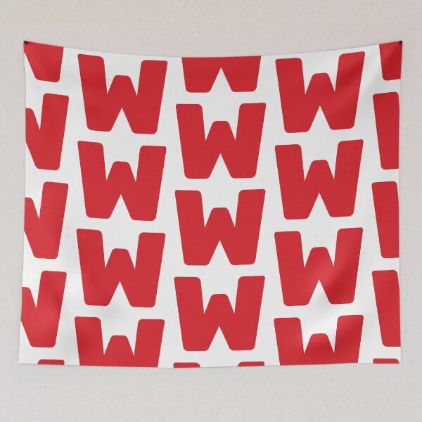 Item preview, Bold Red Letter W Icon designed and sold by TXTRZ-TXTRZ.