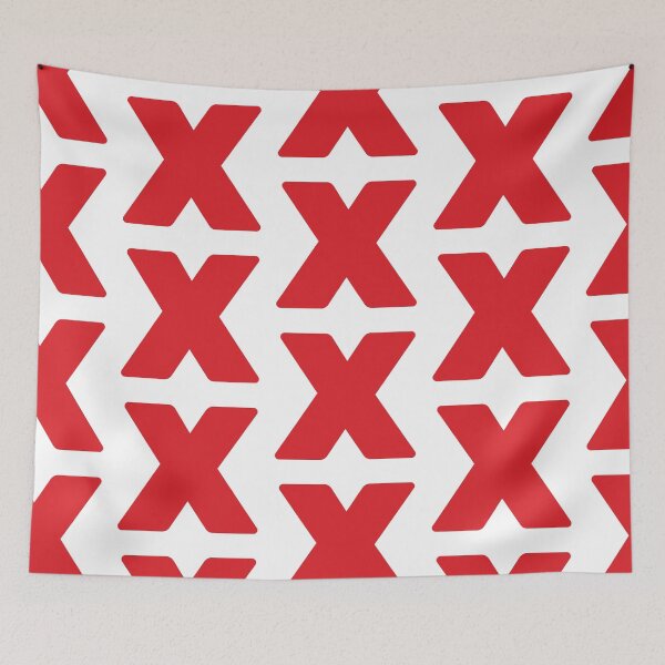 Item preview, Bold Red Letter X Icon designed and sold by TXTRZ-TXTRZ.