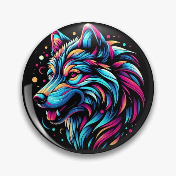 Artikelvorschau, Neonwolf entworfen und verkauft von LvlUpPrints.