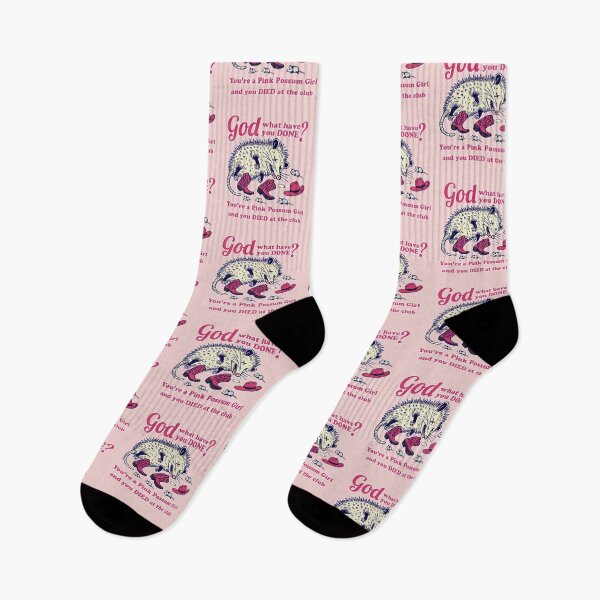 Item preview, You're a Pink Possum Girl and you died at the club, pink pony club, pink possum club designed and sold by hitechmom.