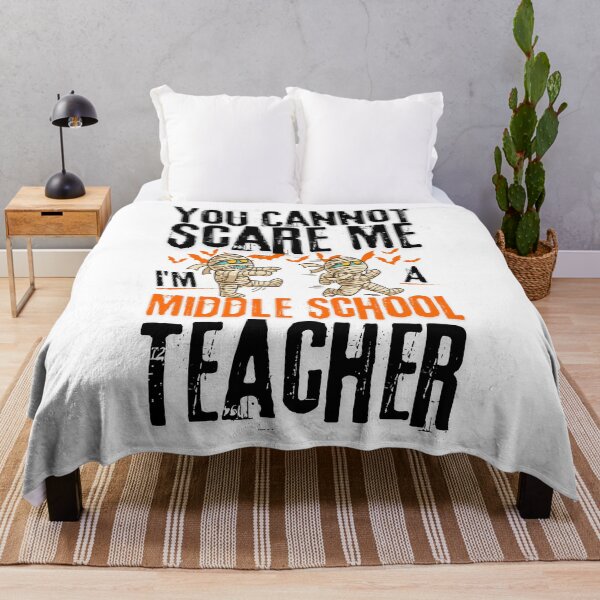 Item preview, Funny For Middle Shcool teachers, You Can't Scare Me I'm A Middle School Teacher, Halloween 2025 designed and sold by ArtByKatti.