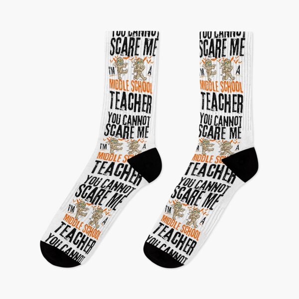 Item preview, Funny For Middle  Shcool teachers, You Can't Scare Me I'm A Middle School Teacher, Halloween 2025 designed and sold by ArtByKatti.