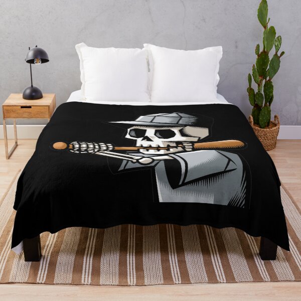 Item preview, Funny Skeleton Playing Baseball Sports Graffiti designed and sold by Nature's Fancy.