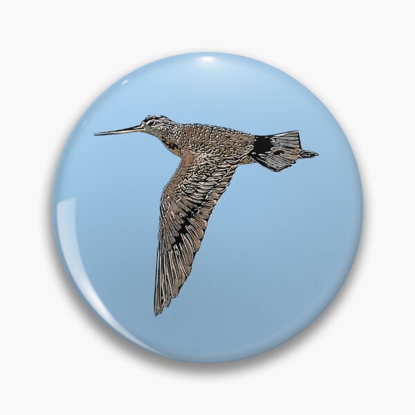 Item preview, Hudsonian Godwit Black Alternate Design  designed and sold by designsasstultd.
