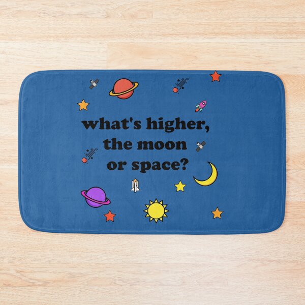 Item preview, what's higher, the moon or space? designed and sold by dogfish-art.