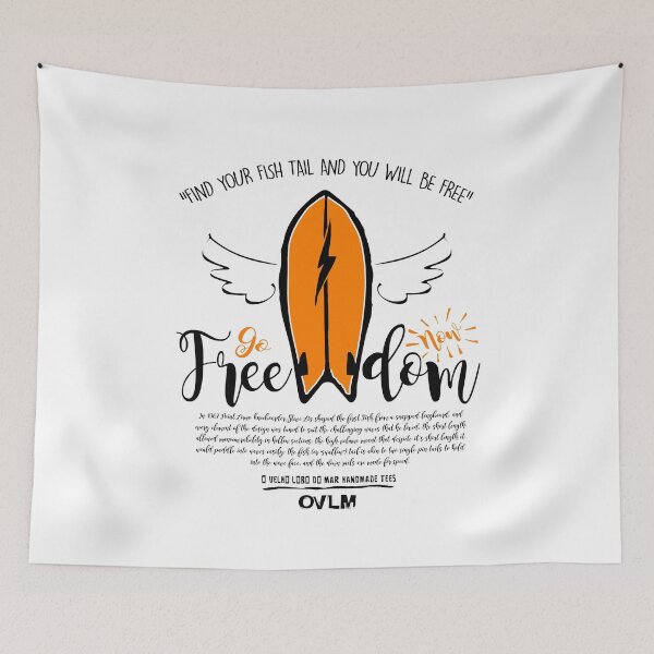 Item preview, Freedom Fish surfboard designed and sold by OVelhoLobodoMar.